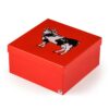 Icona アルミ製収納ボックス 正方形 MOSCHINOコラボ製品 - レッド